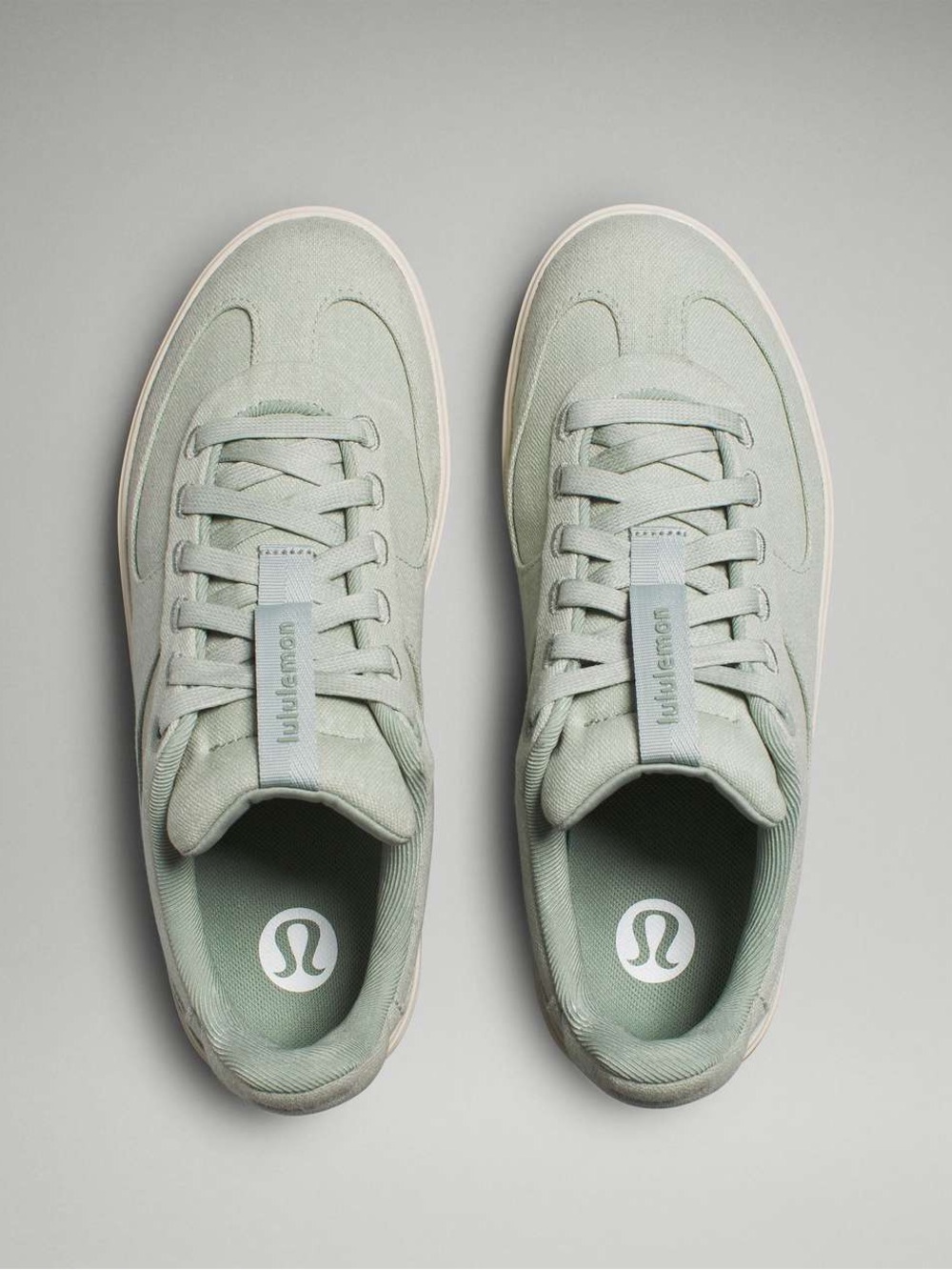 LULULEMON CITYVERSE CANVAS SNEAKERS JADE GREY WOMENS 7